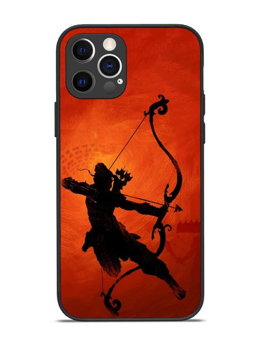 Illustration Lord Rama Glossy Metal Phone Cover for Apple Iphone 12 Pro Edge Zapvi