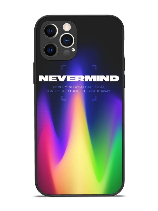 Nevermind Glossy Metal Phone Cover for Apple Iphone 12 Pro Edge Zapvi