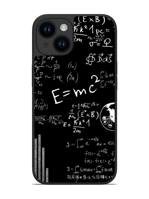 E=Mc2 Mass?Energy Equivalence Glossy Metal Phone Cover for Apple Iphone 14 Edge Zapvi