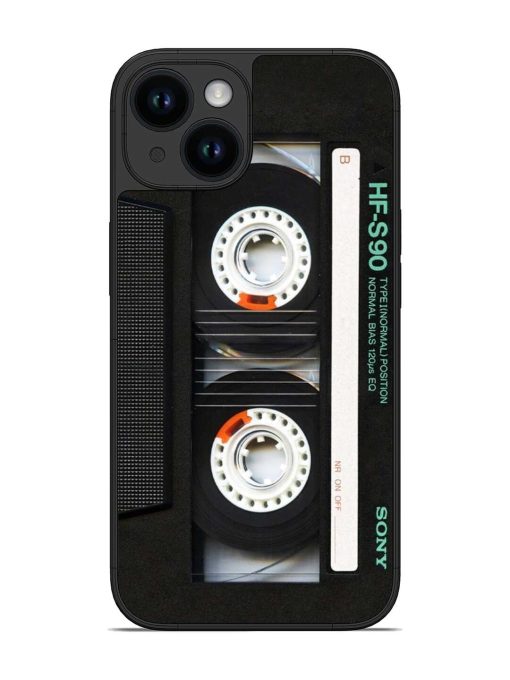 Sony Hf-S90 Cassette Glossy Metal Phone Cover for Apple Iphone 14 Edge Zapvi