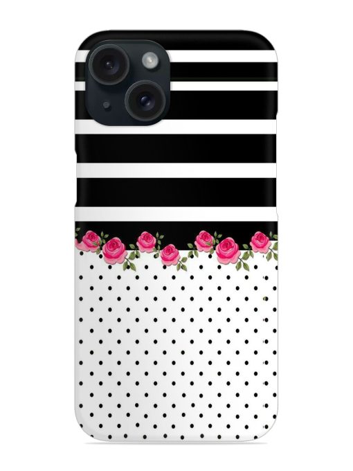 Flower Polka Dots Snap Case Edge Zapvi