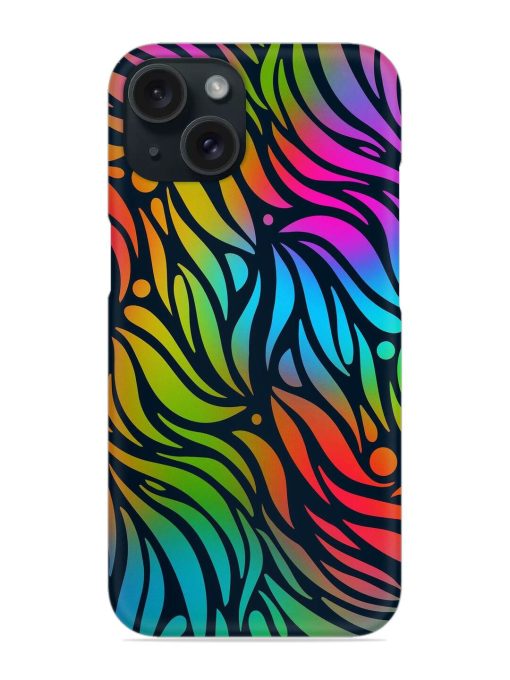 Abstract Leaf Design Snap Case Edge Zapvi