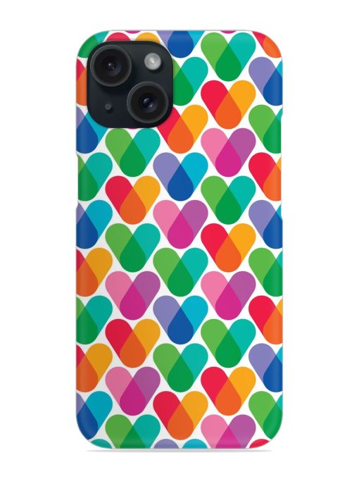 Overlapping Colors Colorful Snap Case Edge Zapvi