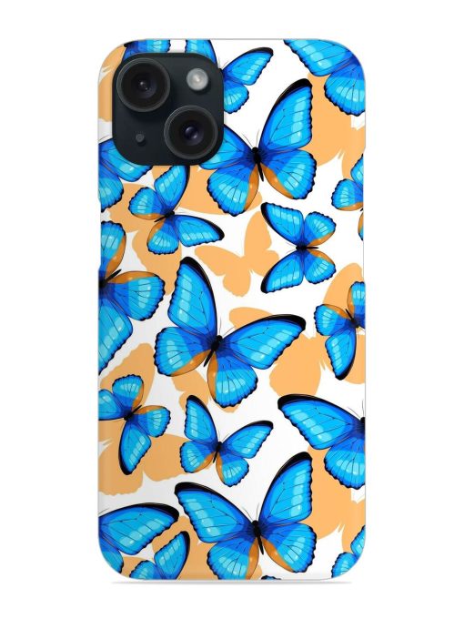 Blue Tropical Butterflies Snap Case Edge Zapvi