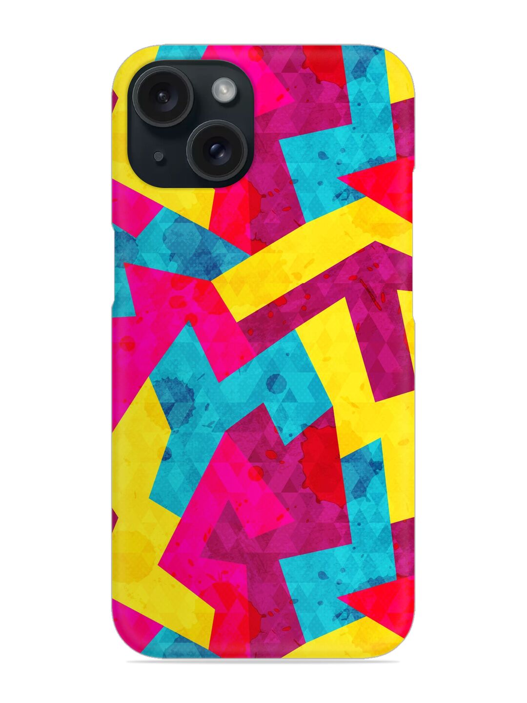 Bright Geometric Seamless Snap Case 1 Bright Geometric Seamless Snap Case Edge Zapvi