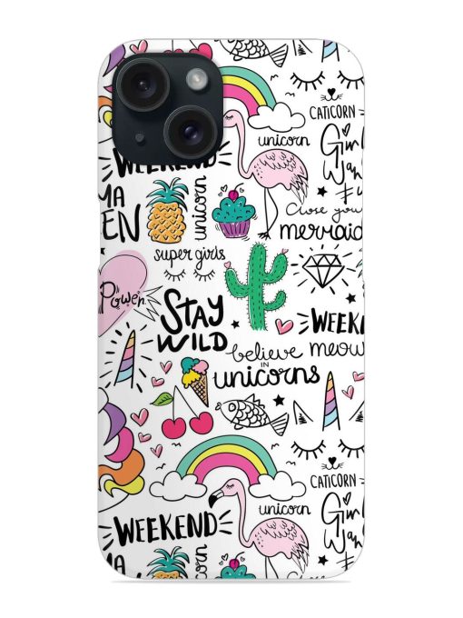 Unicorn Ice Cream Snap Case Edge Zapvi