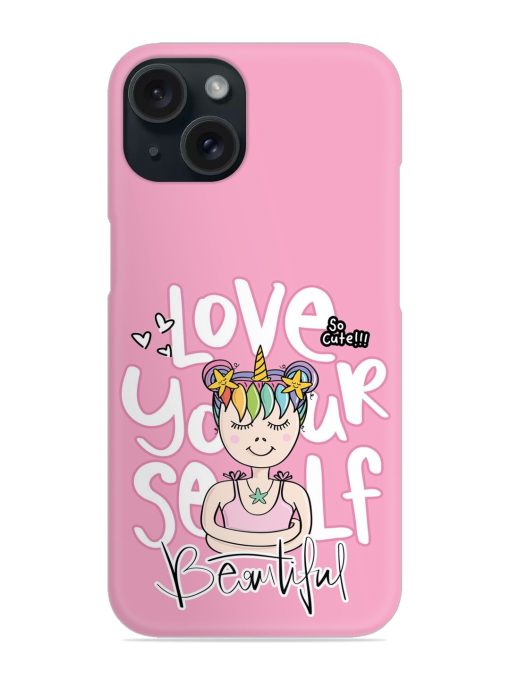 Love Yourself Text Snap Case Edge Zapvi