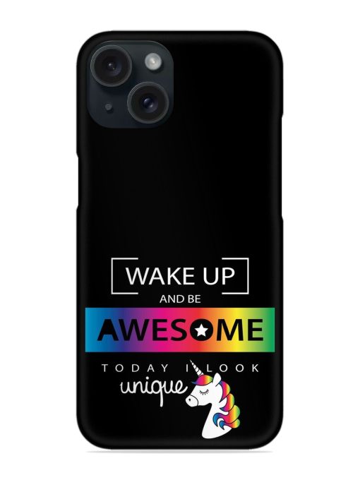 Inspirational Quote Unicorn Snap Case Edge Zapvi