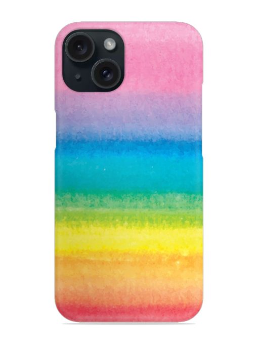 Watercolor Rainbow Brush Snap Case Edge Zapvi