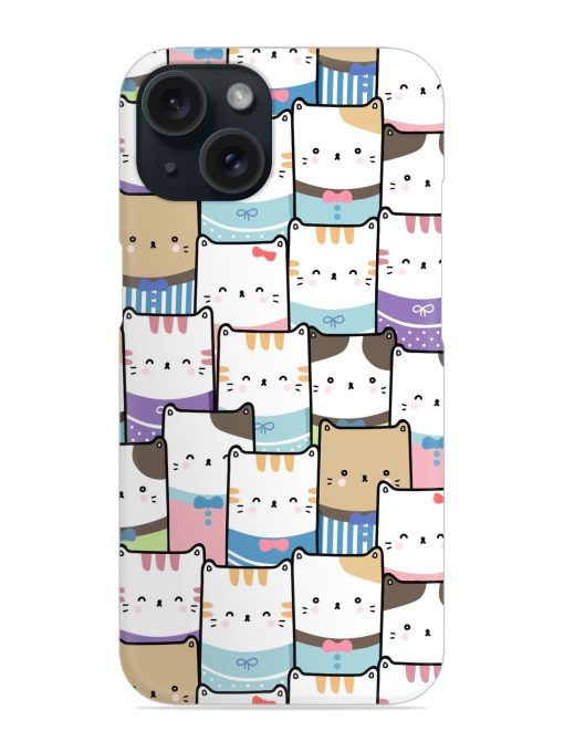 Cute Adorable Cat Snap Case Edge Zapvi