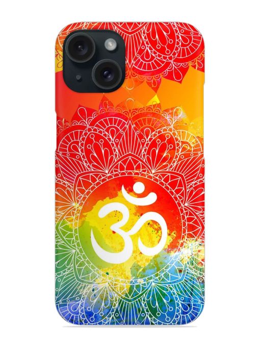 Mandala Ornament Om Snap Case Edge Zapvi