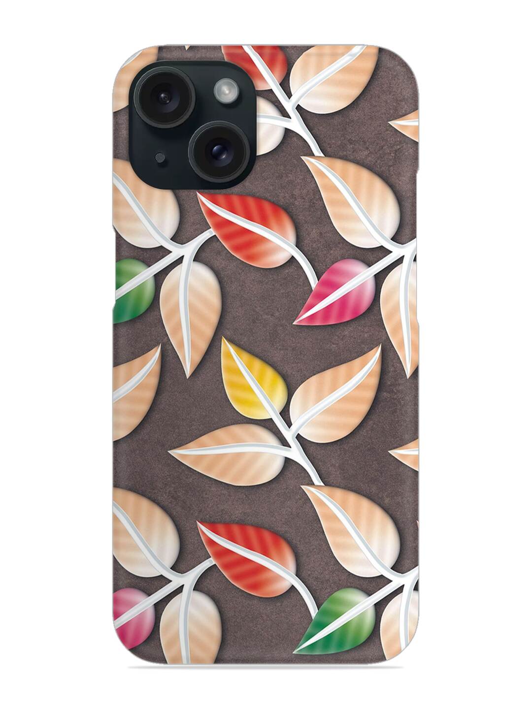 Colorful Leaf Wall Snap Case 1 Colorful Leaf Wall Snap Case Edge Zapvi
