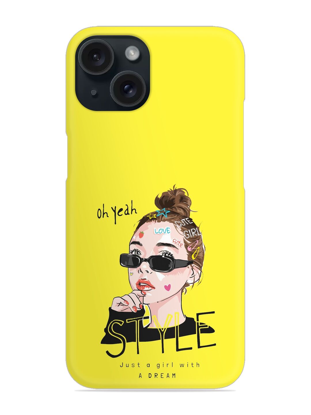 Style Slogan Cartoon Snap Case 1 Style Slogan Cartoon Snap Case Edge Zapvi