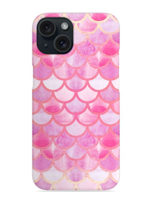 Mermaid Scales Watercolor Snap Case Edge Zapvi