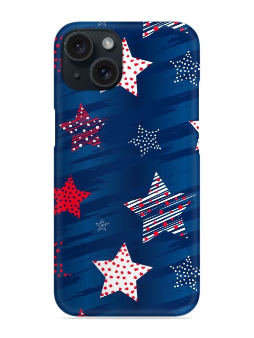 Abstract Seamless Stars Snap Case Edge Zapvi