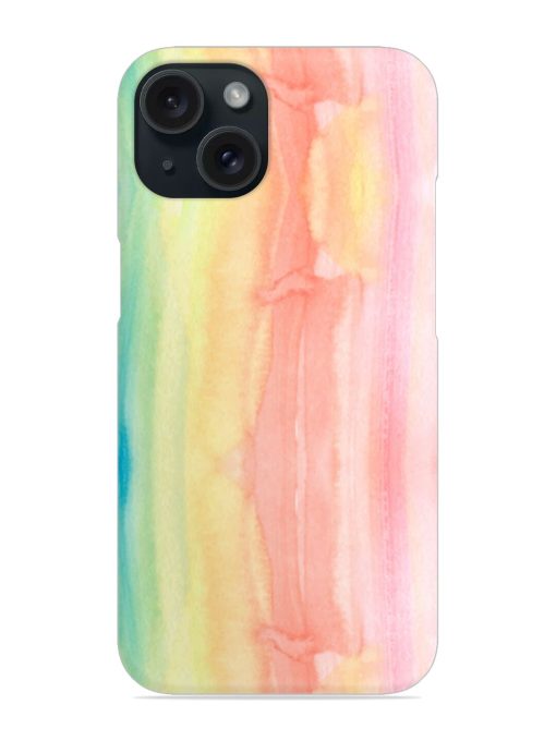 Striped Watercolor Colorful Snap Case Edge Zapvi