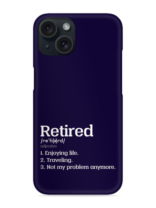 Funny Retired Dictionary Snap Case Edge Zapvi