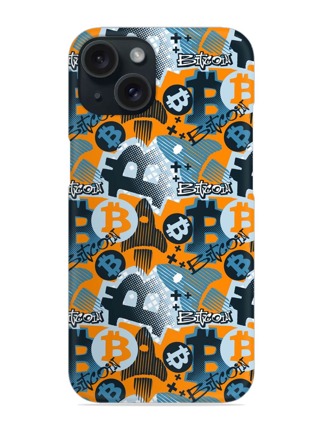 Bitcoin Doodle Style Snap Case 1 Bitcoin Doodle Style Snap Case Edge Zapvi