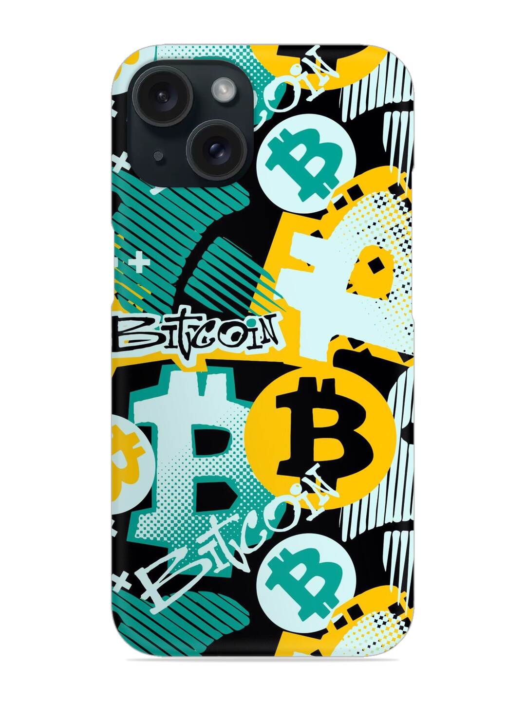 Bitcoin Doodle Style Snap Case 1 Bitcoin Doodle Style Snap Case Edge Zapvi