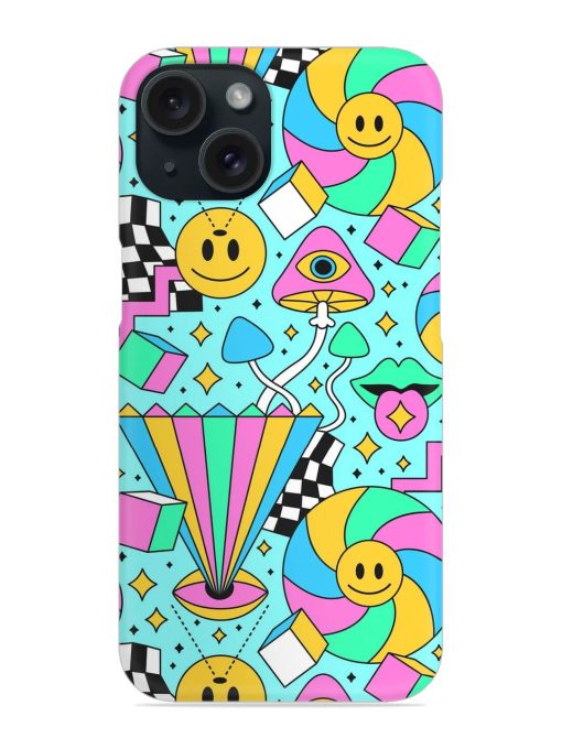 Trippy Rainbow 60S Snap Case Edge Zapvi