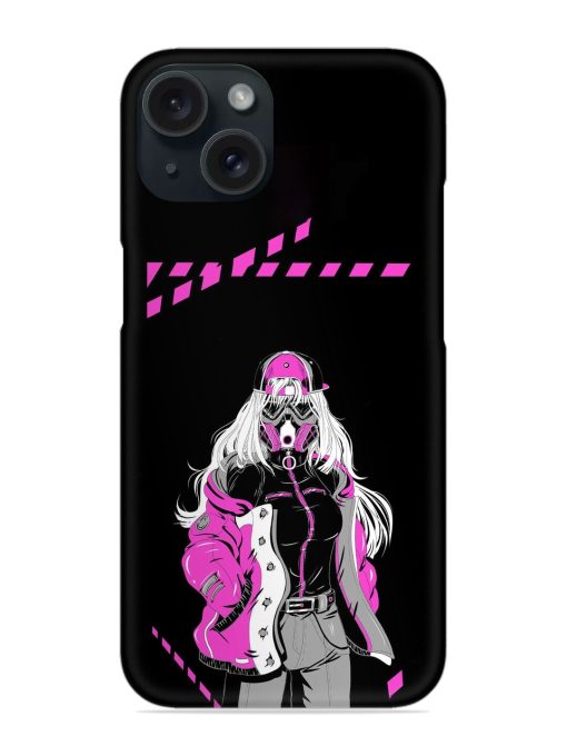 Cartoon Girl Snap Case Edge Zapvi