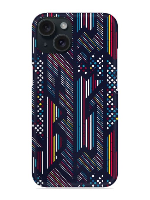 Colored Geometric Seamless Snap Case Edge Zapvi