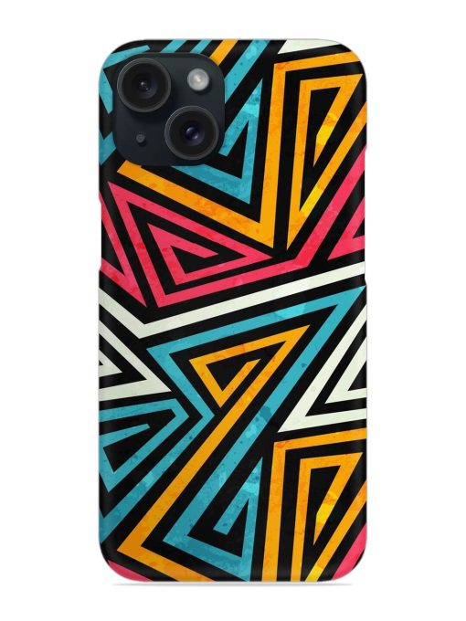 Colored Labyrinth Seamless Snap Case Edge Zapvi