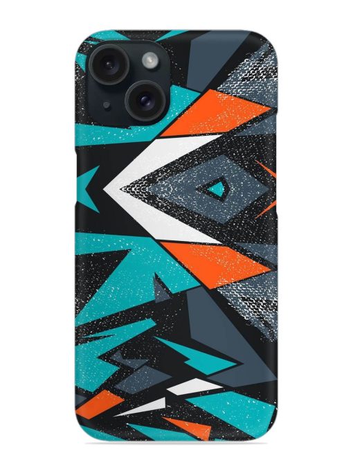 Abstract Geometric Seamless Snap Case Edge Zapvi