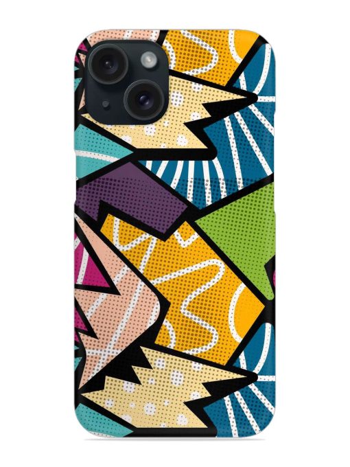 Colorful Abstract Geometric Snap Case Edge Zapvi