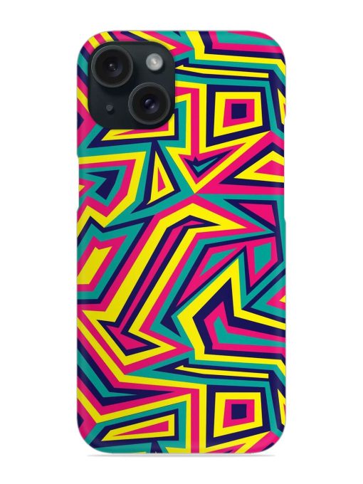 Colorful Abstract Geometric Snap Case Edge Zapvi