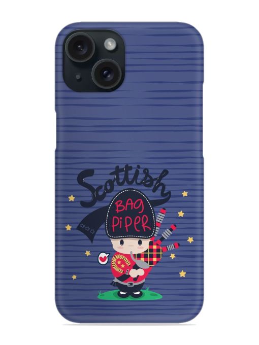 Cute Scottish Bagpiper Snap Case Edge Zapvi