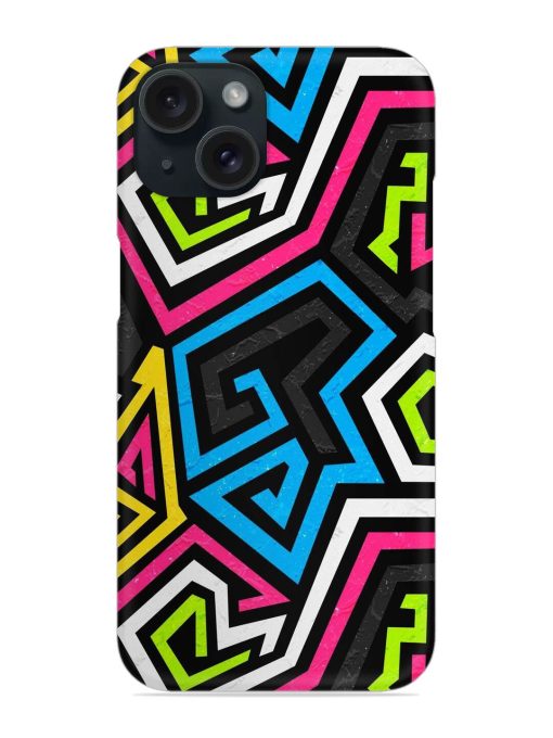 Graffiti Geometric Seamless Snap Case Edge Zapvi