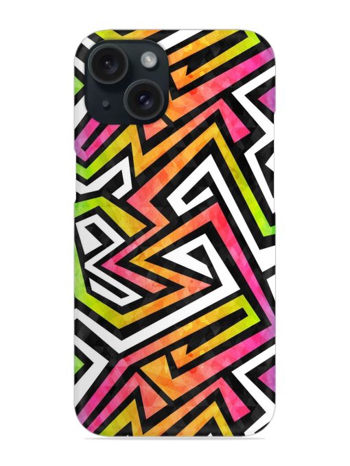 Graffiti Maze Seamless Snap Case Edge Zapvi