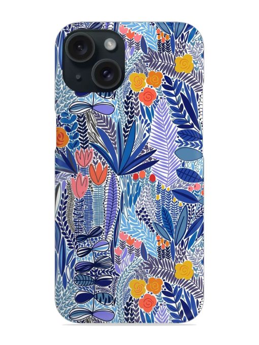 Tropical Seamless Floral Snap Case Edge Zapvi