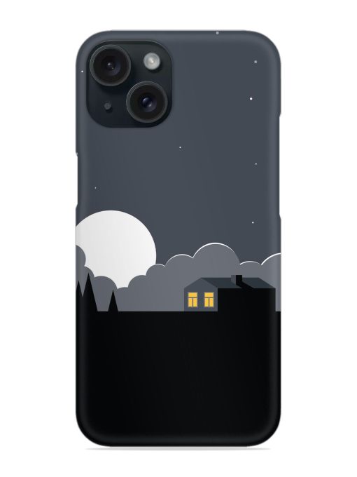 Full Moon Vector Art Snap Case Edge Zapvi