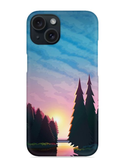 River Forest Sunrise Snap Case Edge Zapvi