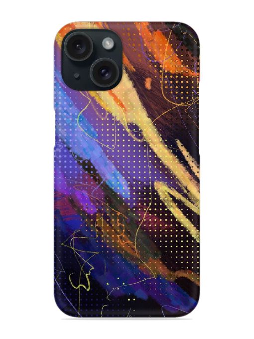 Purple Abstract Snap Case Edge Zapvi