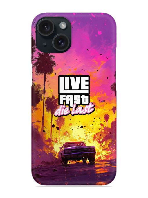 Live Fast Snap Case Edge Zapvi